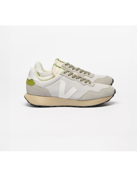 Tênis VEJA Masculino Paulistana Alveomesh Cinza Claro Branco Detox