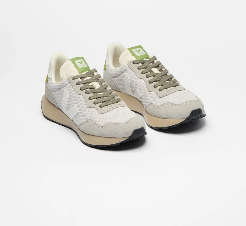 Tênis VEJA Masculino Paulistana Alveomesh Cinza Claro Branco Detox 2