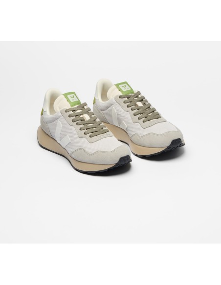 Tênis VEJA Masculino Paulistana Alveomesh Cinza Claro Branco Detox