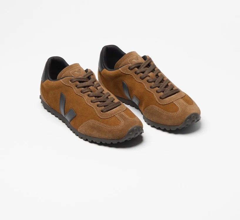 Tênis VEJA VERT Masculino GT Camurça Cognac Preto 2