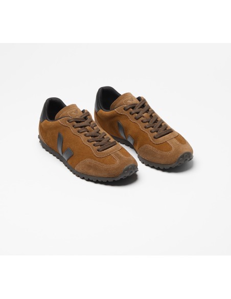 Tênis VEJA VERT Masculino GT Camurça Cognac Preto