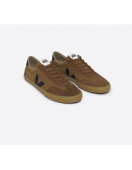 Tênis VEJA Masculino Volley Suede Camel Preto VEJA - VERT Oficial