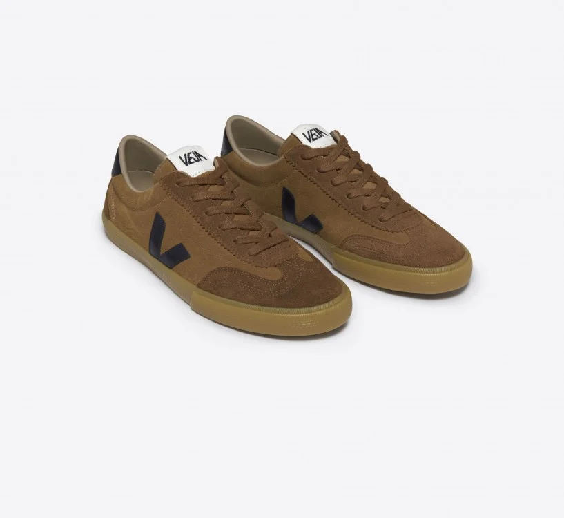Tênis VEJA Feminino Volley Suede Camel Preto VEJA - VERT Oficial 2