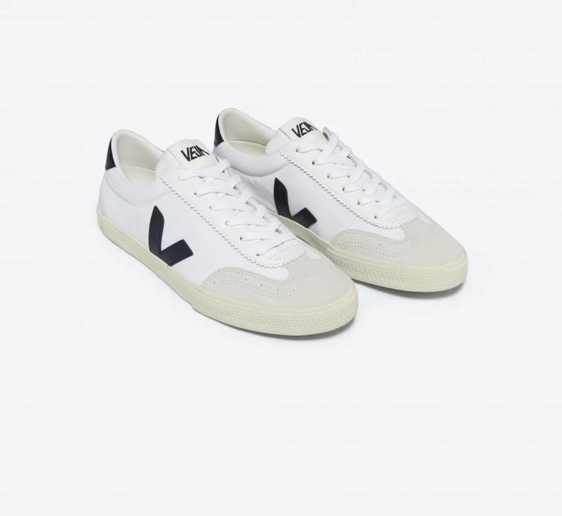 Tênis VEJA Masculino Volley Algodão Branco Preto VEJA - VERT Oficial 2