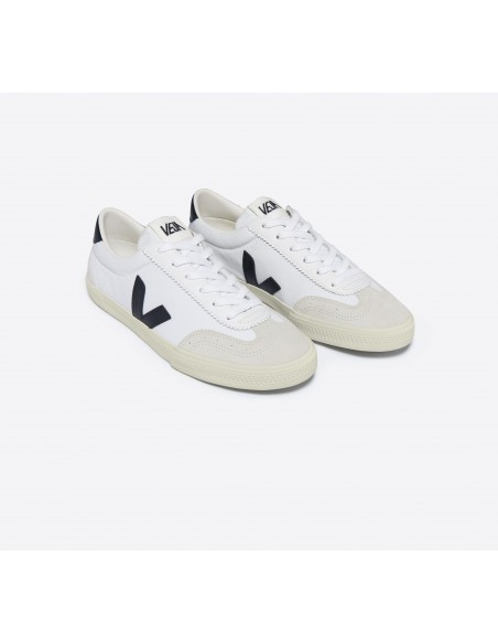 Tênis VEJA Masculino Volley Algodão Branco Preto VEJA - VERT Oficial