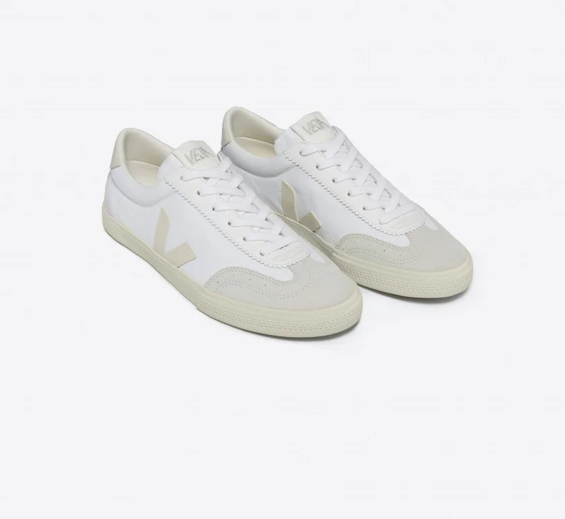 Tênis VEJA Feminino Volley Algodão Branco Pierre VEJA - VERT Oficial 2