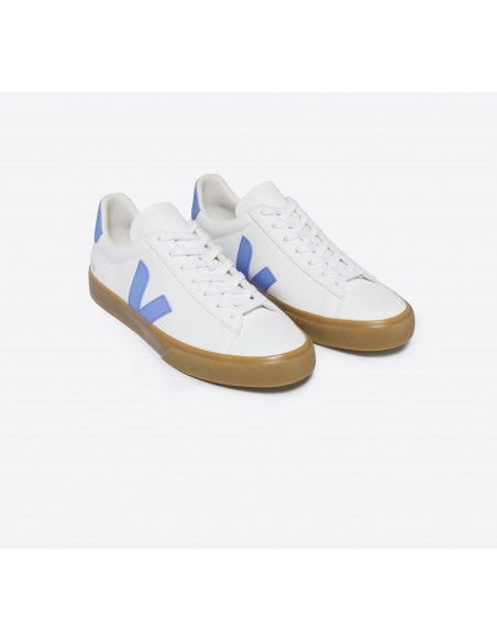 Tênis VEJA Masculino Campo Couro Branco Aqua VEJA - VERT Oficial