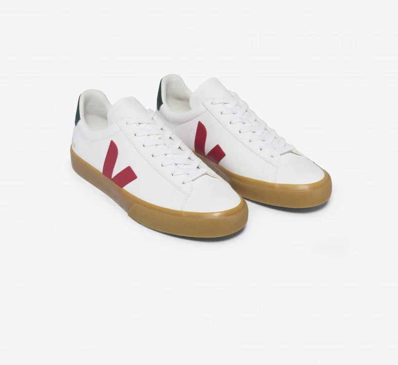 Tênis VEJA Feminino Campo Couro Branco Pekin Poker VEJA - VERT Oficial 2