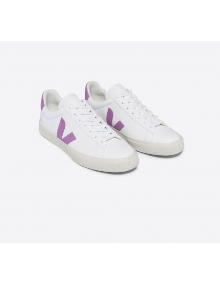 Tênis VEJA Feminino Campo Couro Branco Mulberry VEJA - VERT Oficial