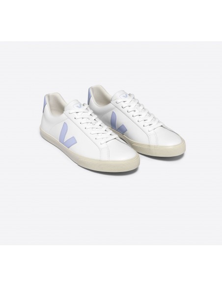 Tênis VEJA Feminino Esplar Couro Branco Swan VEJA - VERT Oficial
