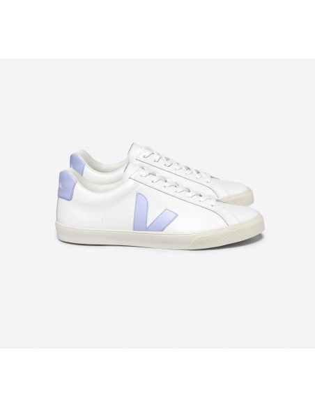 Tênis VEJA Feminino Esplar Couro Branco Swan VEJA - VERT Oficial