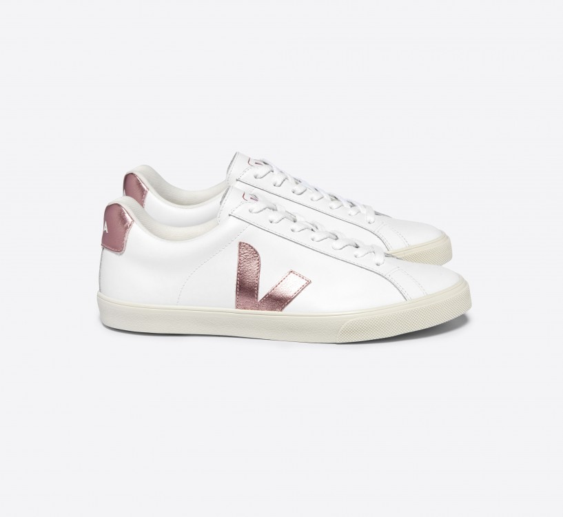 Tênis VEJA Masculino Esplar Couro Branco Nacre VEJA - VERT Oficial