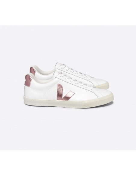 Tênis VEJA Feminino Esplar Couro Branco Nacre VEJA - VERT Oficial