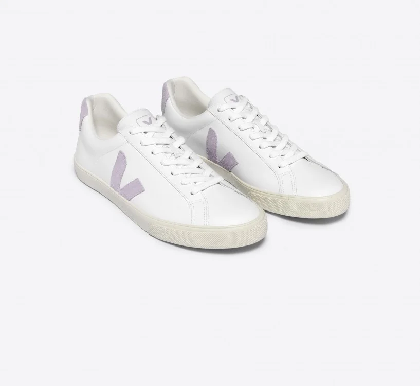 Tênis VEJA Feminino Esplar Couro Branco Parme VEJA - VERT Oficial 2
