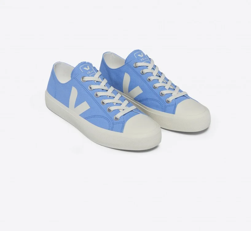 Tênis VEJA Feminino Wata II Low Algodão Aqua Pierre VEJA - VERT Oficial 2