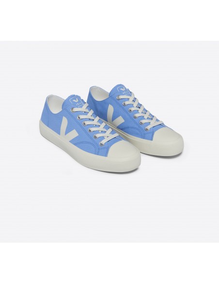 Tênis VEJA Feminino Wata II Low Algodão Aqua Pierre VEJA - VERT Oficial