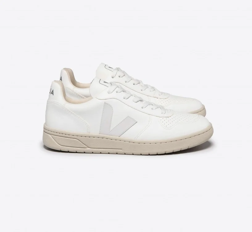 Tênis VEJA Feminino V-10 Cwl Full Branco VEJA - VERT Oficial