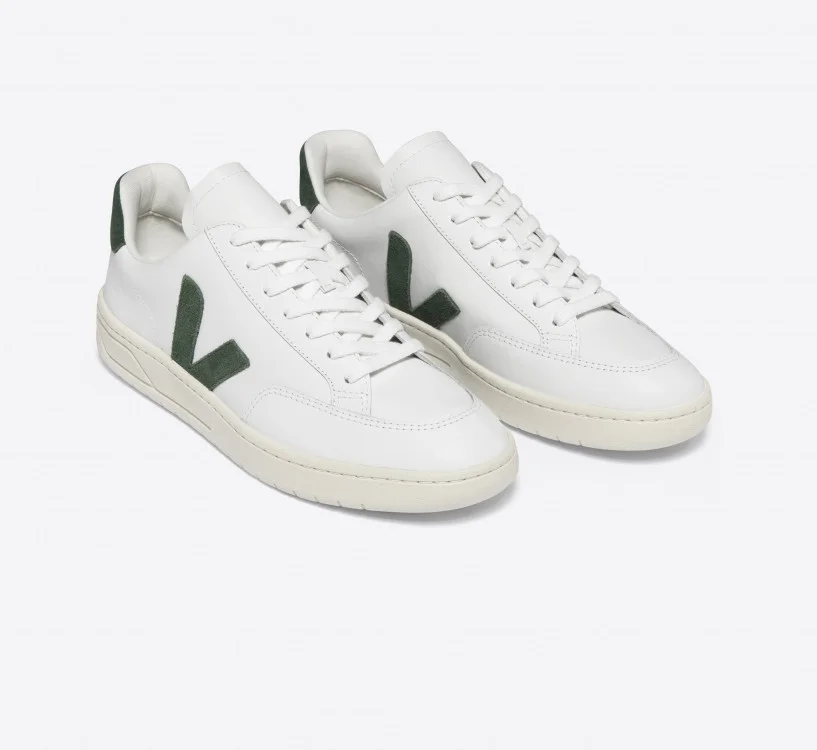 Tênis VEJA Feminino V-12 Couro Branco Cyprus VEJA - VERT Oficial 2