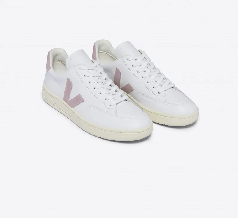Tênis VEJA Masculino V-12 Couro Branco Babe VEJA - VERT Oficial 2