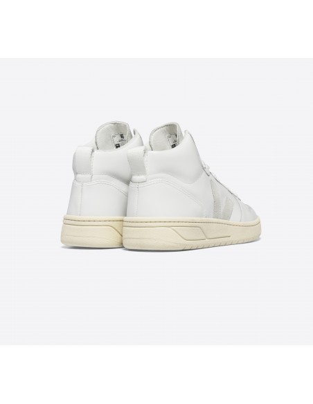 Tênis VEJA Feminino V-15 Couro Branco Natural VEJA - VERT Oficial