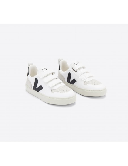 Tênis VEJA Infantil V-10 Cwl Branco Preto VEJA - VERT Oficial