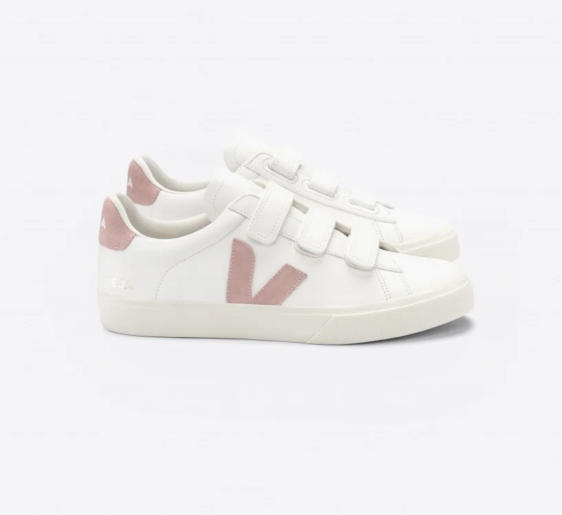 Tênis VEJA Feminino Recife Couro Branco Babe VEJA - VERT Oficial