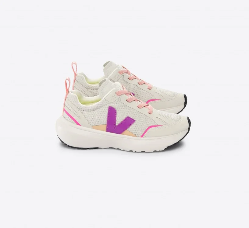 Tênis VEJA Infantil Canary Light Alveomesh Natural Lotus VEJA - VERT Oficial