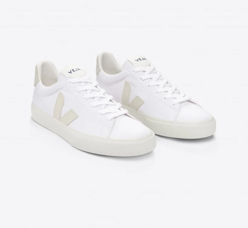 Tênis VEJA Feminino Campo Algodão Branco Pierre VEJA - VERT Oficial 2