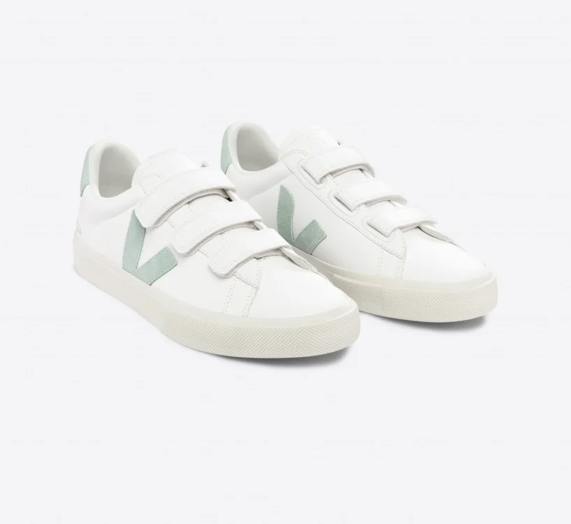 Tênis VEJA Masculino Recife Couro Branco Matcha VEJA - VERT Oficial 2