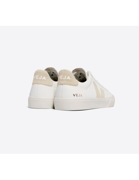 Tênis VEJA Feminino Campo Couro Branco Almond VEJA - VERT Oficial