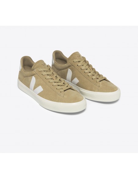 Tênis VEJA Masculino Campo Suede Dune Branco VEJA - VERT Oficial