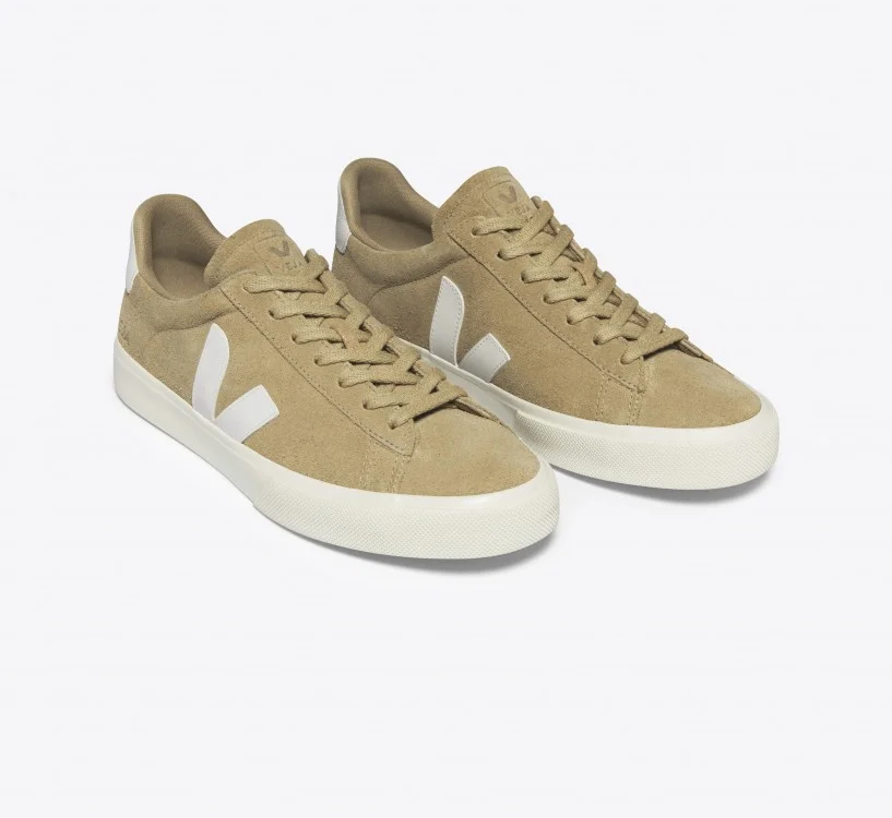 Tênis VEJA Feminino Campo Suede Dune Branco VEJA - VERT Oficial 2