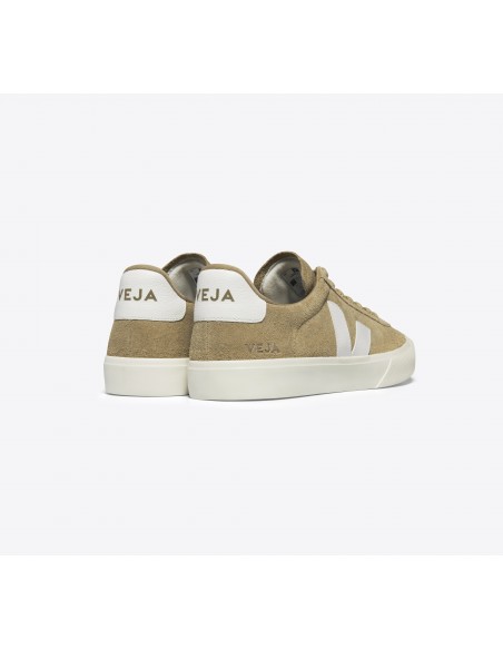 Tênis VEJA Feminino Campo Suede Dune Branco VEJA - VERT Oficial
