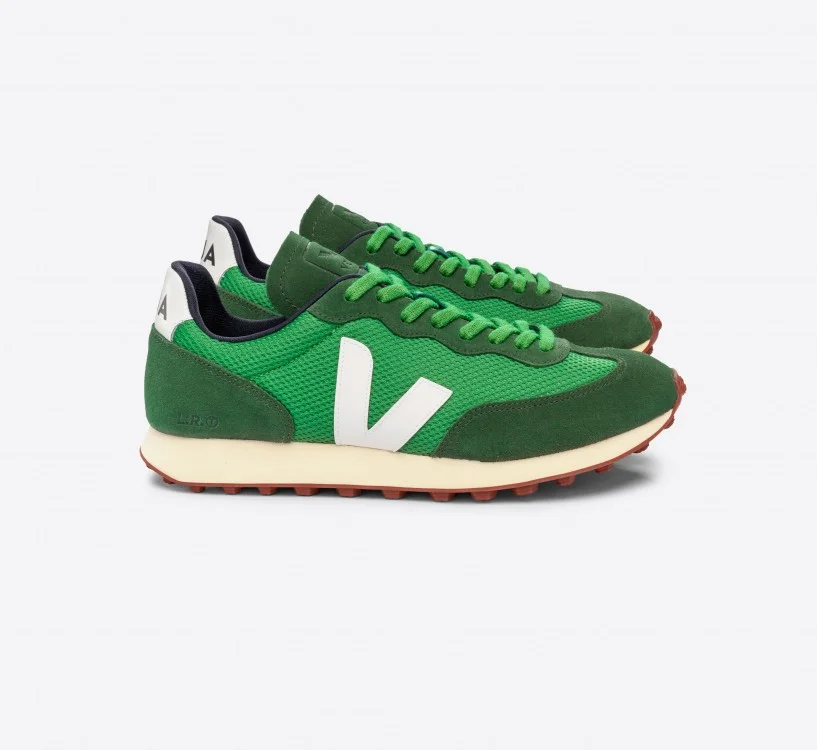 Tênis VEJA Feminino Rio Branco Alveomesh Emeraude Branco VEJA - VERT Oficial