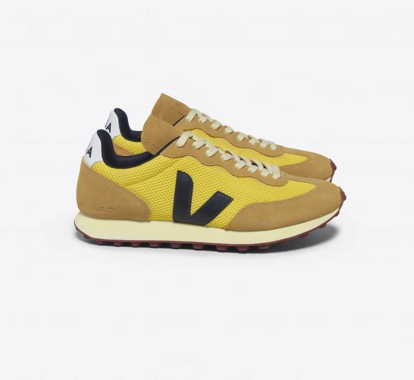 Tênis VEJA Masculino Rio Branco Alveomesh Tonic Preto Moutarde VEJA - VERT Oficial