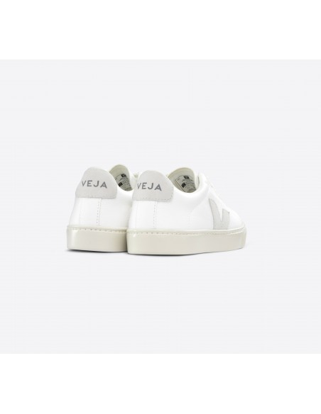 Tênis VEJA Infantil Esplar Laces Couro Branco Natural VEJA - VERT Oficial