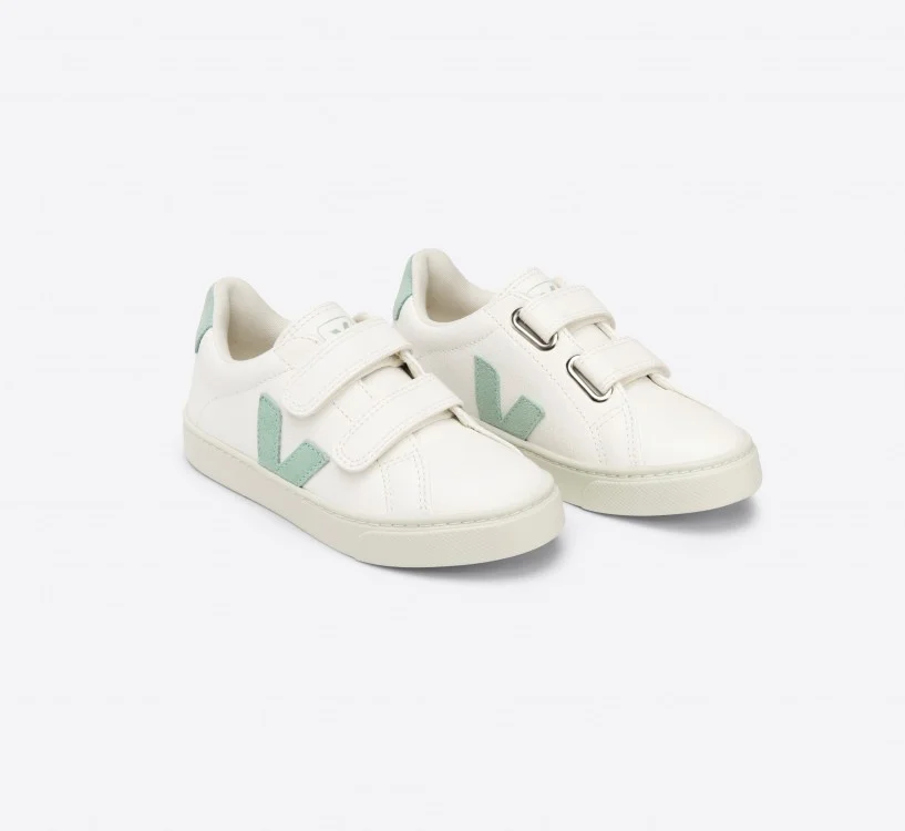 Tênis VEJA Infantil Esplar Couro Branco Matcha VEJA - VERT Oficial 2
