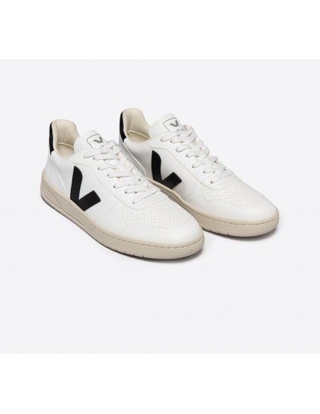 Tênis VEJA Masculino V-10 Cwl Branco Preto VEJA - VERT Oficial