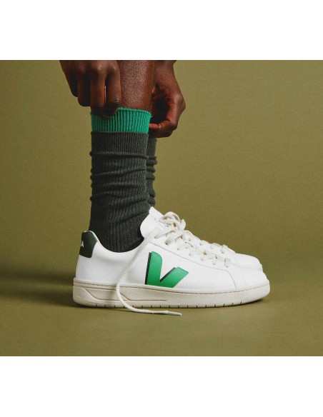 Tênis VEJA Feminino Urca Cwl Branco Leaf Cyprus VEJA - VERT Oficial