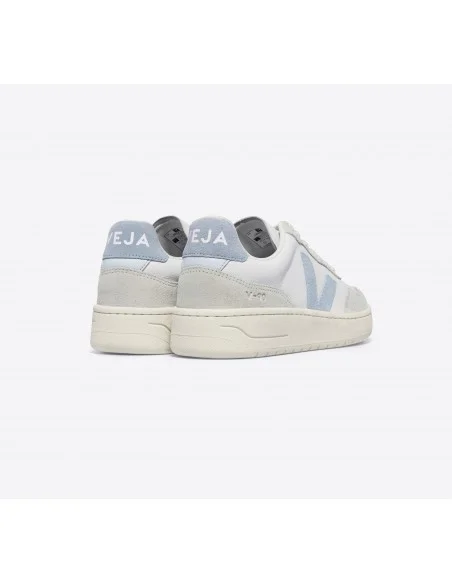 Tênis VEJA Feminino V-90 Couro Branco Steel VEJA - VERT Oficial