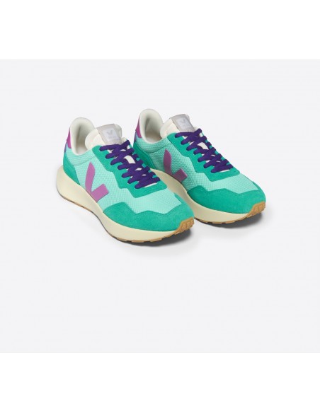 Tênis VEJA Feminino Paulistana Alveomesh Turquoise Mulberry VEJA - VERT Oficial