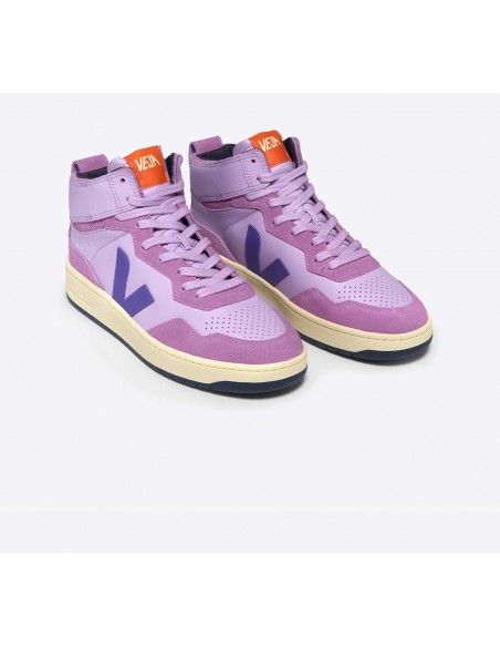 Tênis VEJA Feminino V-95 Couro Orchid Purple VEJA - VERT Oficial