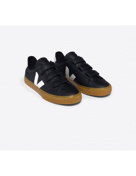 Tênis VEJA Masculino Recife Couro Preto Branco VEJA - VERT Oficial