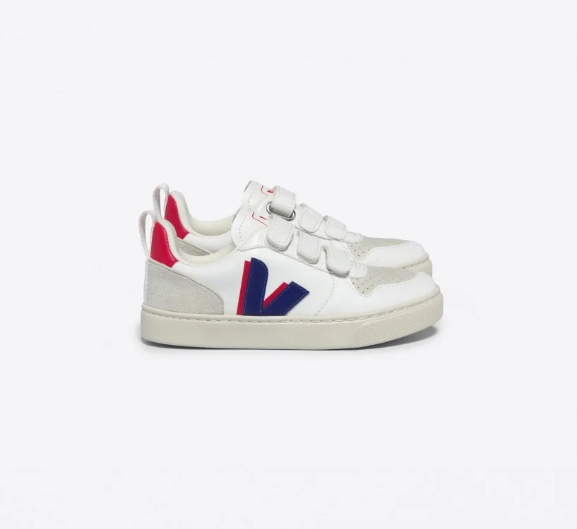 Tênis VEJA Infantil V-10 Cwl Branco Cobalte Pekin VEJA - VERT Oficial
