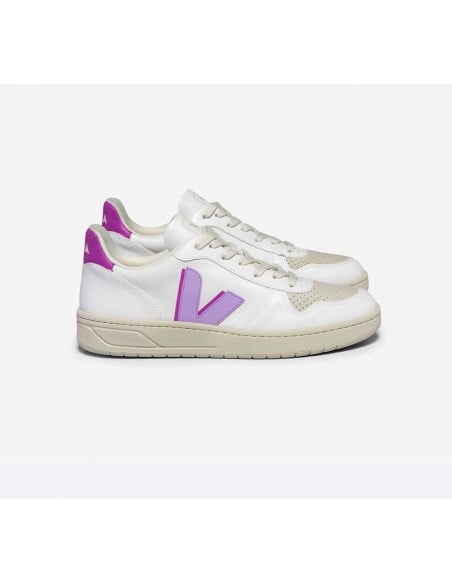 Tênis VEJA Feminino V-10 Cwl Branco Orchid Ultraviolet VEJA - VERT Oficial