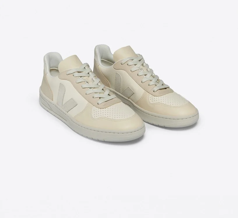 Tênis VEJA Feminino V-10 Couro Multico Cashew Pierre VEJA - VERT Oficial 2
