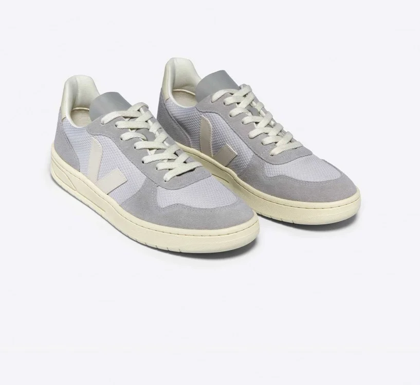 Tênis VEJA Feminino V-10 Alveomesh Light Grey Pierre VEJA - VERT Oficial 2