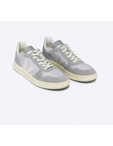 Tênis VEJA Feminino V-10 Alveomesh Light Grey Pierre VEJA - VERT Oficial