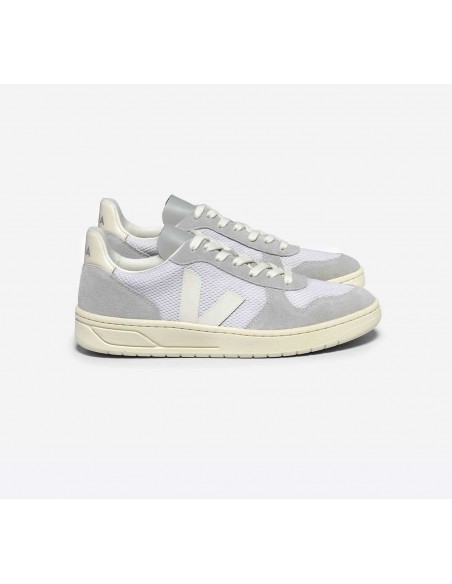 Tênis VEJA Feminino V-10 Alveomesh Light Grey Pierre VEJA - VERT Oficial