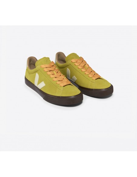 Tênis VEJA Feminino Campo Bold Suede Liquor Pierre VEJA - VERT Oficial